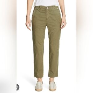 Rag & Bone Womens Chino Pants Crop Green size 30